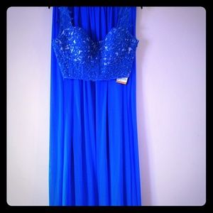 Crop top & ball gown 2 piece set